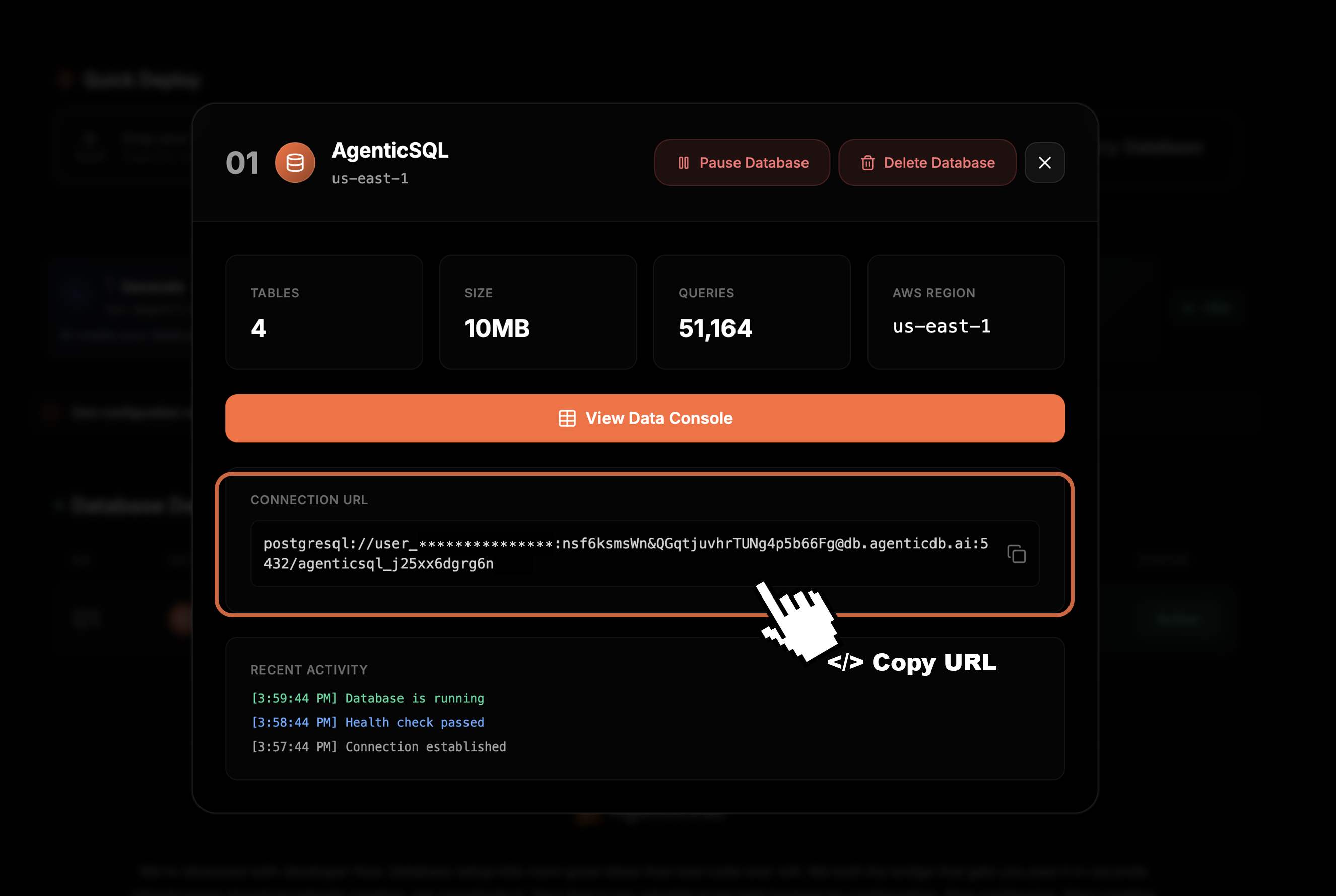 Active Database Connection
